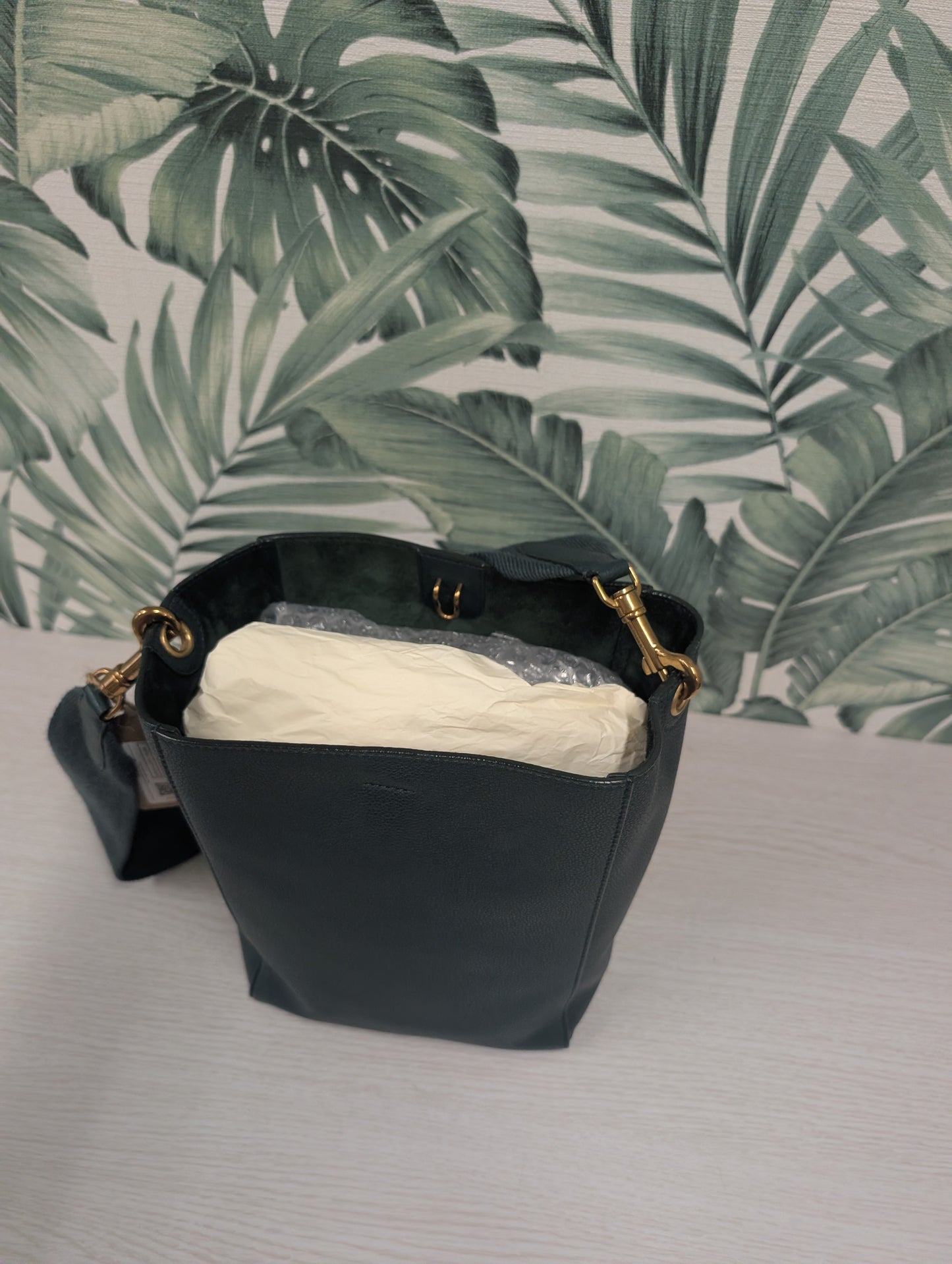 Seau Sangle Leather Tote Small