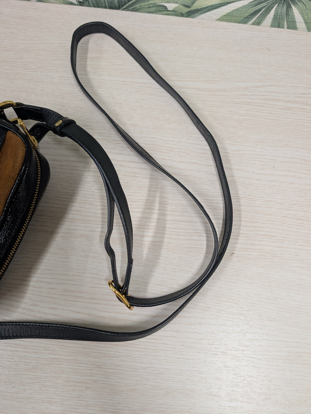 Vintage Suede Web Ophidia Mini