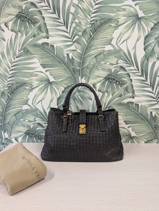 Roma Bag Intrecciato Nappa Medium